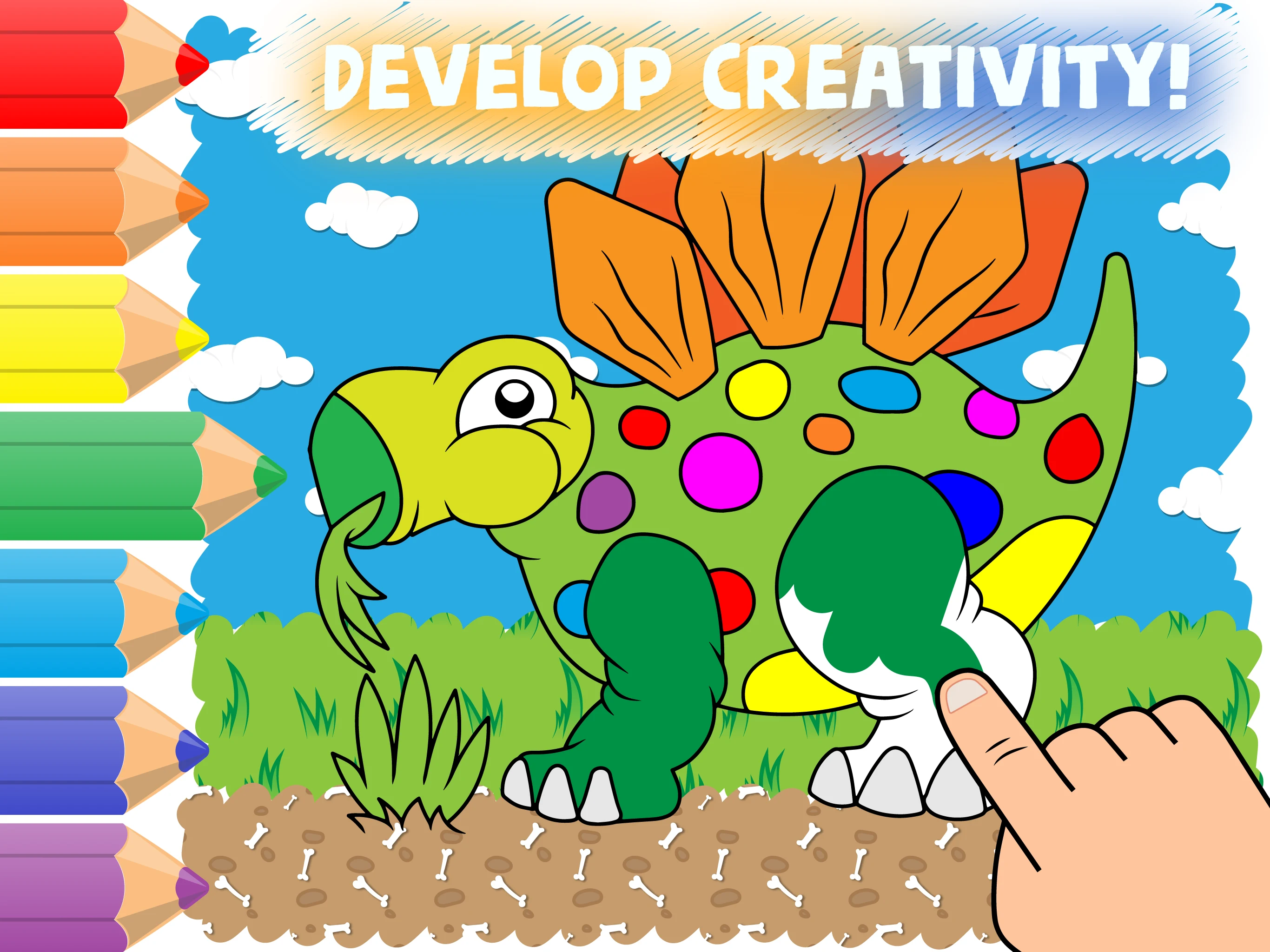 Easy coloring pages for kids screenshot