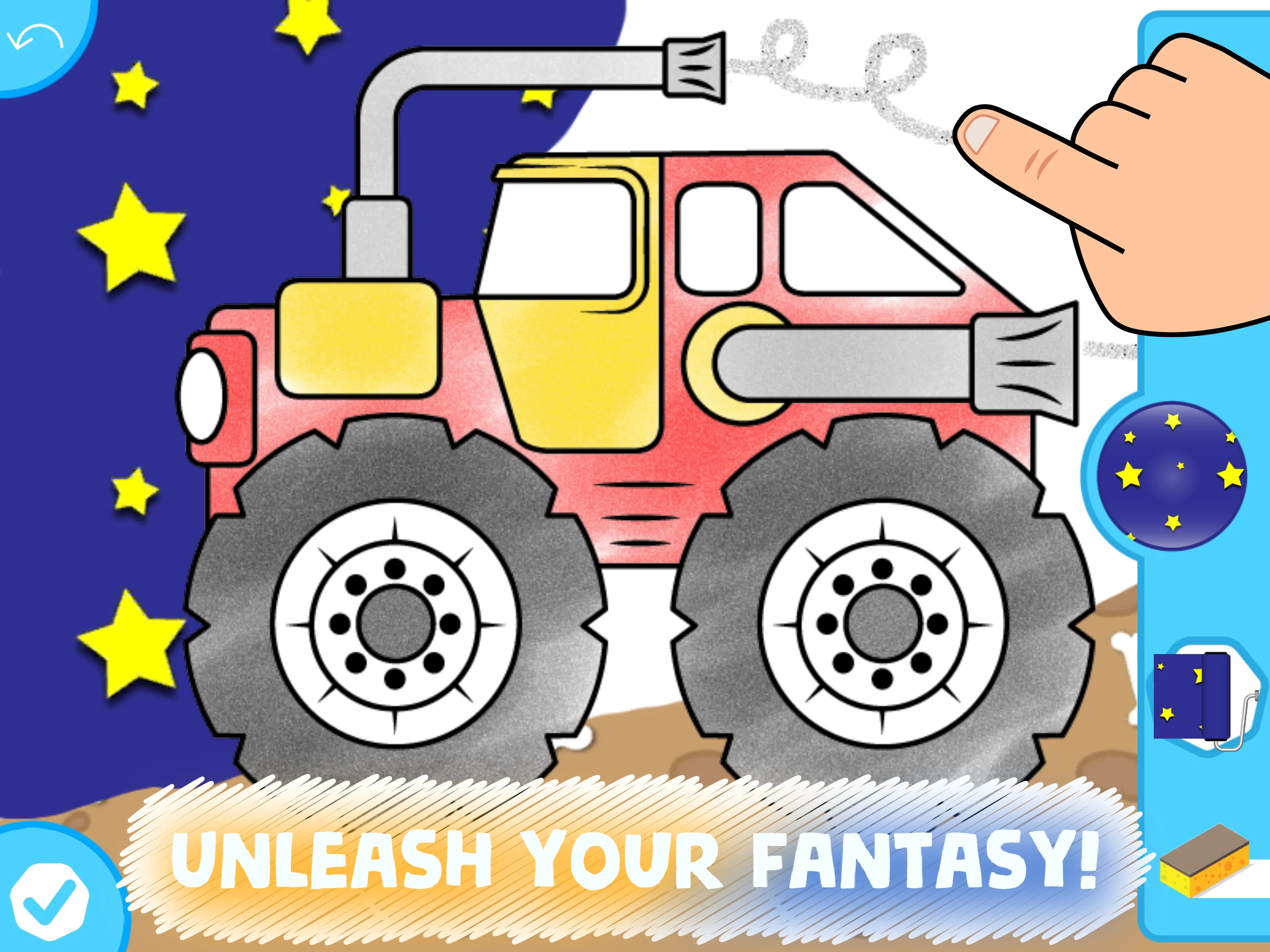 Easy coloring pages for kids screenshot