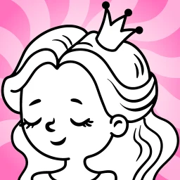 Drawing Princess Coloring Game simgesi
